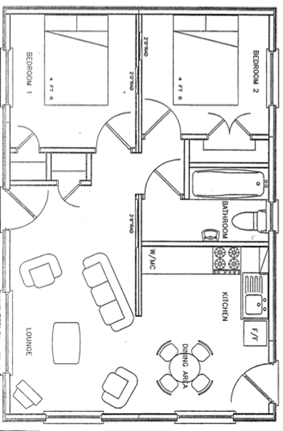 layout of gainsborough park homes to let